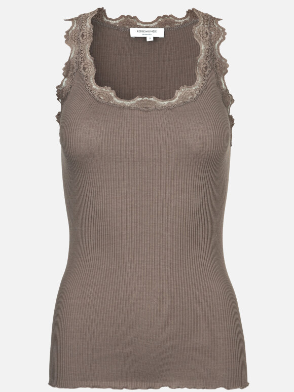 Rosemunde - ROSEMUNDE Silk Top w/ lace Falcon