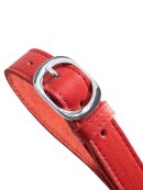 DEPECHE - Leather Belt Red