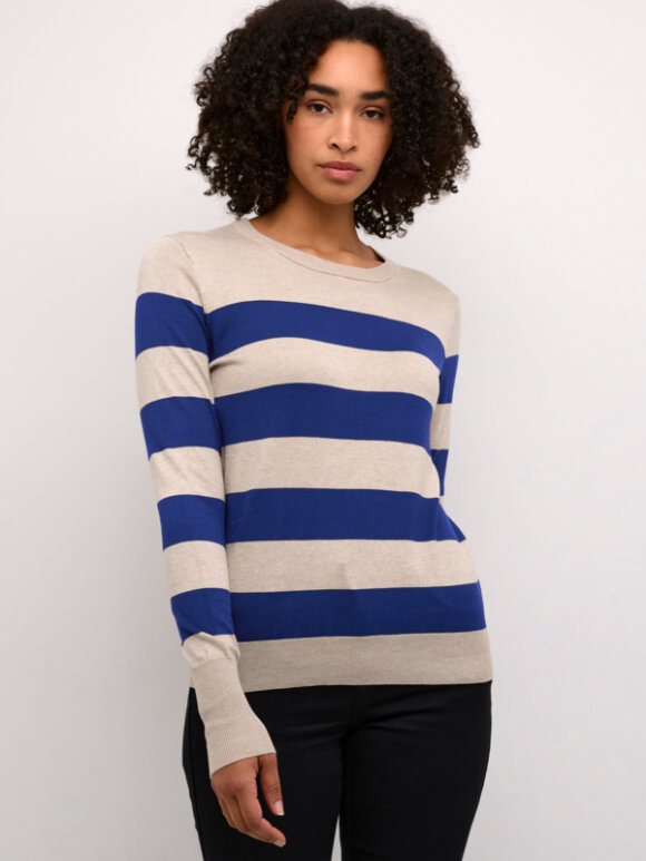 Kaffe - KAlizza Striped Knit Pullover