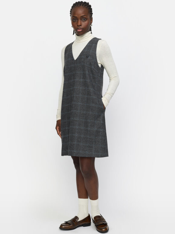 Soft Rebels - SRAnnie Dress/ 280 Checked gre