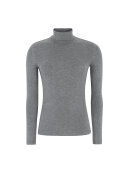 Soft Rebels - SRRoman roll neck medium grey