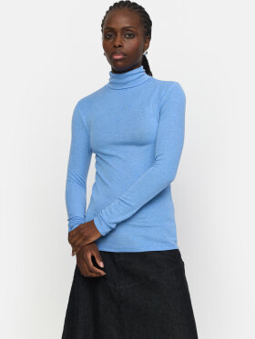 Soft Rebels - SRRoman roll neck Azurine