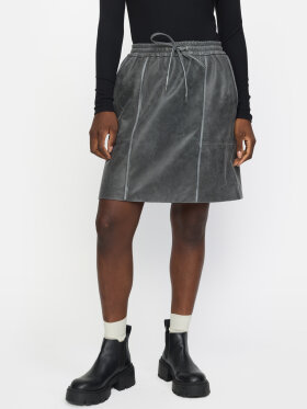 Soft Rebels - SRRumer leather skirt Grey