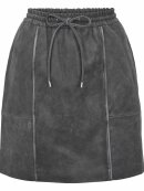 Soft Rebels - SRRumer leather skirt Grey