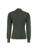 Soft Rebels - SRRoman T-neck top grøn