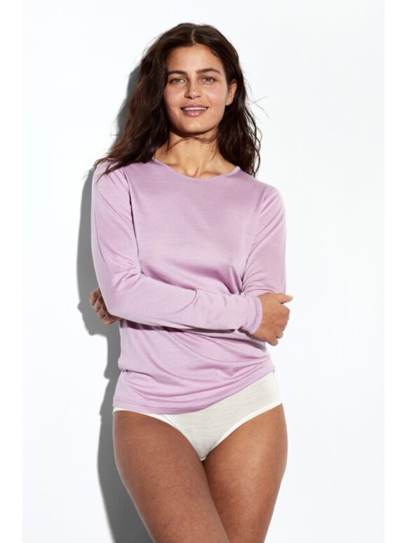 Syversen - Wool/Tencel long sleeve Pink D