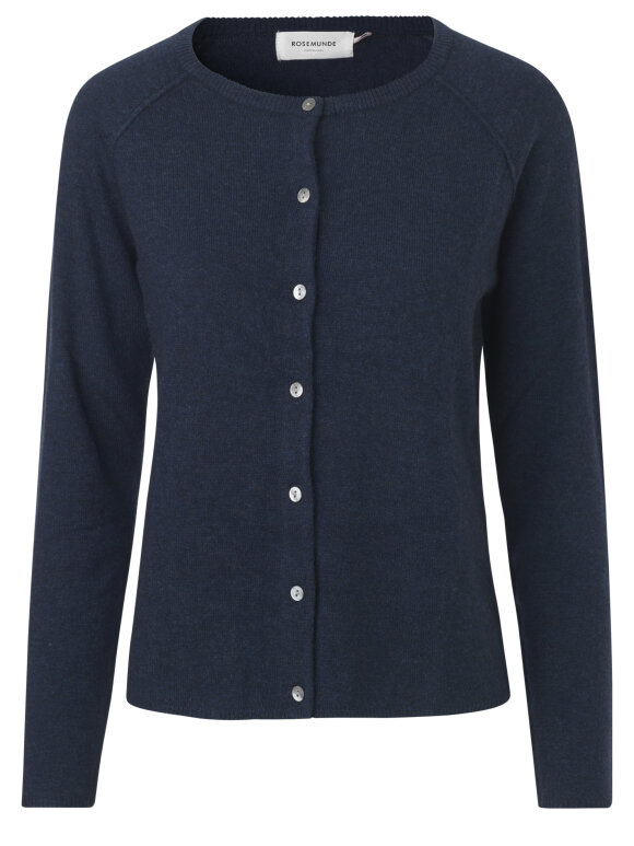 Rosemunde - Wool & cashmere cardigan navy