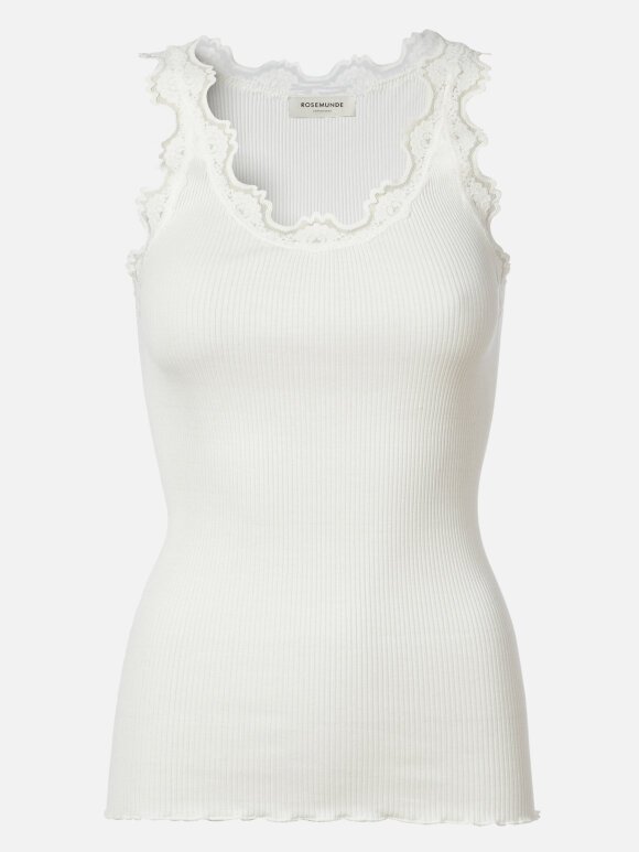 Rosemunde - Silk top lace new white