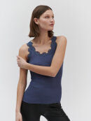 Rosemunde - Silk top lace true navy