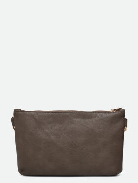 Rosemunde - Clutch taupe/brown gold