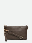 Rosemunde - Clutch taupe/brown gold