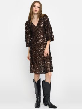 Soft Rebels - SRAudrey Dress Chocolate