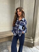 CONTINUE - Alice mix shirt blue check