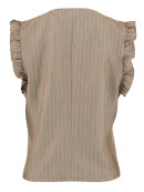 CONTINUE - Lydia Vest sand/stripe