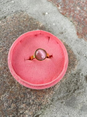 Frk. Wolff Jewelry - Moon ring rosa